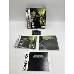 CIB With Poster! Van Helsing (Nintendo Game Boy Advance, 2004)